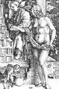Albrecht Durer The Temptation of the Idler; or The Dream of the Doctor oil
